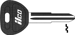 Mitsubishi Key Blank X245P