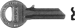 Abus Original Key Blanks AB62G