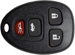 GM 4 Button Remote L,U,P,T