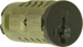KW1 SmartKey Deadbolt Cylinder Plug Only, 622/514 Matte Black