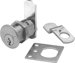 1-1/16in Cam Lock, Pin Tumbler, National D4292/ NA12 Keyway, Keyed Alike to 103, 3/4in Barrel Diameter, Grade 1, 626/US26D Satin Chrome