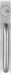 Escutcheon Pull Less Cylinder, 628/US28 Satin Aluminum