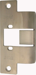 3000 Faceplate 4-7/8in x 1-1/4in with 3/8in Extended Ramp for Timely Frames, Satin Stainless