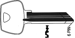 Sargent Original 6-Pin Key Blanks, Nickel Silver
