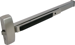 Fire Rated Rim Exit Device, Less Trim, No Dogging, 36in, Grade 1, 630/US32D Stainless Steel