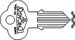 Chicago Key Blanks C1041DN