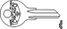 Chicago Key Blanks 1041E CG22