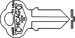 Chicago Key Blanks K4 1041G CG1