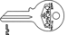 Chicago Key Blanks 4-Pin SC1041R
