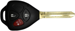 Toyota 3 Button Remote Head Key