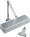 ADA Delayed Action Surface Door Closer, Adjustable Spring Sizes 1-6, Full Cover, Tri-Packed (Regular, Parallel, Top Jamb Mounting), Grade 1, UL, 689/SP28 Aluminum Powder Coat