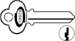 Key Blanks 29 Keyway 6-Pin, Nickel Silver