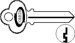 Key Blanks 99 Keyway 5-Pin, Nickel Silver, Original of Ilco 1000 CO1