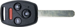 Honda 4 Button Remote Head Key