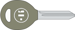 Chrysler Shell Only No Chip Y164-PT