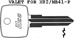 Mercedes Benz Key Blank HF45