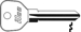 Alfa Romeo, Jaguar Key Blank M81G