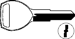 +Toyota Key Blank T80U