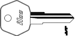 British Leyland, Jaguar Key Blank F68XR