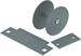 Filler Plate Kit for 161 Cut Out, ASA Strike Filler, 2-1/8in Hole, 2-1/4in x 1-1/8in Latch Filler, Prime Coated