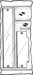 Filler Plate Kit for 86 Cut Out, ASA Strike Filler, 8in x 1-1/4in Mortise Edge Filler, Prime Coated