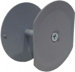 2-1/8in Hole Filler Under Rim Exit Device, PC Prime Coated Gray