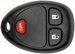 GM Remote Shell 3 Button U,L,P