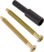 Thick Door Kit for Kwikset and Signature Knobs and Levers, 1-3/4in up to 2-1/4in Doors, 605/US3 Bright Brass