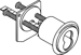 Rim Cylinder Less Core (H) Tail