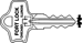 Fort Key Blanks F/5000 Series 757 Keyway