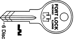 Fort Key Blanks L1054G L54G