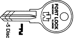 Fort Key Blanks F/23000 Series Master