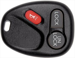 GM Remote Shell 3 Button U,L,P