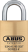 Sargent Original Cylinder Prep, Brass Padlock 1-3/4in Wide, Shackle - 5/16in Diameter and 1in Vertical Clearance, Boxed