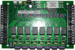 Power Distribution Module, 12/24VDC Input, 8 Continuous Outputs, 12/24VDC Output, 3 Amp, ATM Fuse Protected, UL