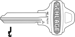 Schlage Everest Control Key Blank C123