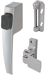 Push Button Screen or Storm Door Latch, Aluminum