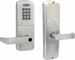 KIT - Keypad Network Hardwired Classroom/Storeroom, Cylindrical Lock, Rhodes Lever, Key-in-Lever, Less Cylinder, 2-3/4in Backset, UL, ANSI Strike, Field Reversible Handing, Grade 1, 626/US26D Satin Chrome