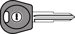 DWO4RT6 GM Transponder Key