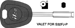 Jaguar, Ford International Key Blank TBE2