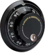 Black and White Key Locking Dial Only