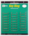 Spring Sleeve Key Ring, Silver 24/Card