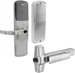 KIT - Multi-Technology Reader Network Hardwired Classroom/Storeroom, Exit Trim for RIM or CVR (Concealed Vertical Rod/Cable) Exit Devices, Sparta Lever, SFIC (Small Format IC), Less Core, UL, Field Reversible Handing, Grade 1, 626/US26D Satin Chrome