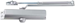 Residential Duty Closer Less Cover, Adjustable 1-4, RW/ Regular Parallel Arm, 689/SP28 Powder Coated Aluminum