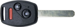Honda 3 Button Remote Head Key