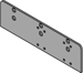 4040XP Series Drop Plate, Flush Ceiling, 689/AL Aluminum Powder Coat