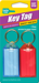 ID Key Tag w/Flap Ring Assorted 2/Card