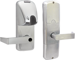 KIT - Magnetic Stripe (Insert Card) Network Hardwired Classroom/Storeroom, Cylindrical Lock, Rhodes Lever, Key-in-Lever, Less Cylinder, 2-3/4in Backset, UL, ANSI Strike, Field Reversible Handing, Grade 1, 626/US26D Satin Chrome