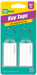 ID Key Tag w/Ring Clear 2/Card