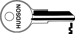 Hudson Key Blanks 5 Disc O1122R